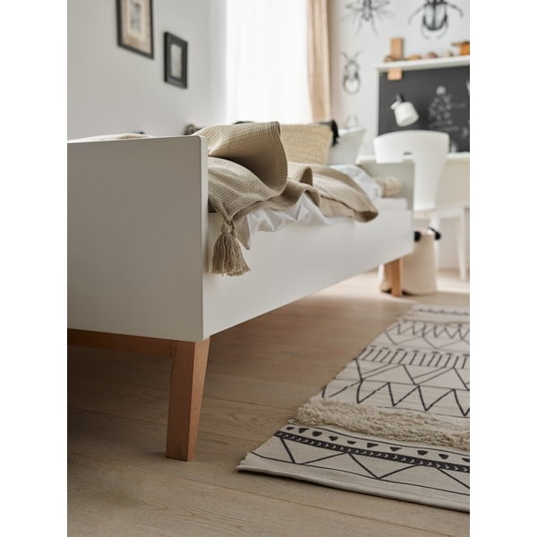 Vaikiška lova baltos spalvos 120x200 cm Swing – Pinio-image-1