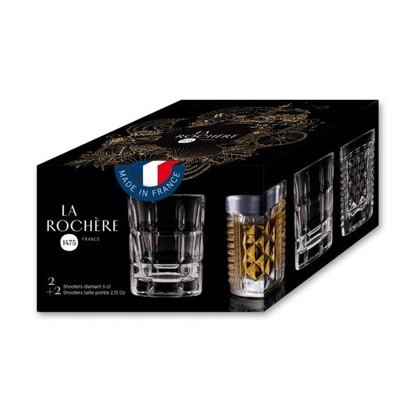 4 stiklinių buteliukų rinkinys La Rochère Assortis, 60 ml-image-2