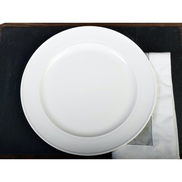 Balta porcelianinė lėkštė Mikasa Ridget, ø 29 cm-image-3