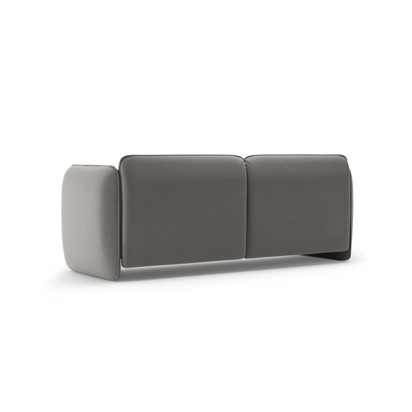 Tamsiai pilkos spalvos sofa iš velveto 204 cm Georgia – Micadoni -image-3