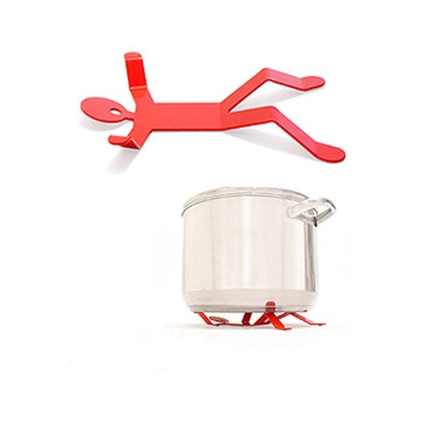 Karšto puodo kilimėlis, Karštas žmogus, raudonas-image-3