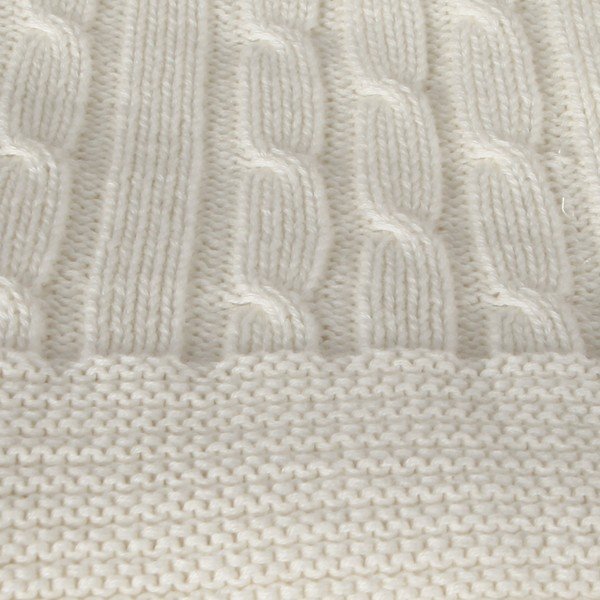 Baltas medvilninis pledas Homemania Decor Softy, 130 x 170 cm-image-1
