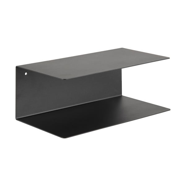 Juoda metalinė dvisienė lentyna Actona Joliet, plotis 35 cm-image-2