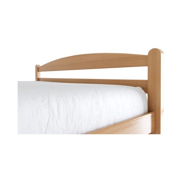 Natūralios spalvos iš buko masyvo dvigulė lova su lovos grotelėmis 180x200 cm Bellariva – B.E.S.-image-4