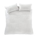 Balta dvigulės lovos 200x200 cm patalynė Seersucker - Catherine Lansfield