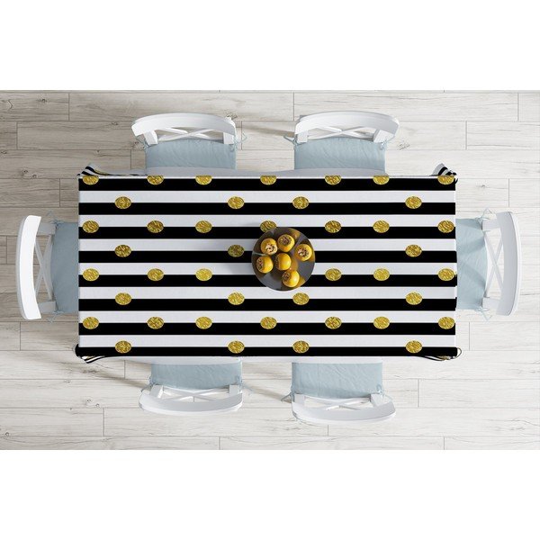 Staltiesė Minimalist Cushion Covers Gold Dots, 140 x 180 cm-image-1