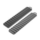 Pilkos spalvos iš plastiko indų džiovinimo padėkliukas 42x8 cm Gravity – Metaltex