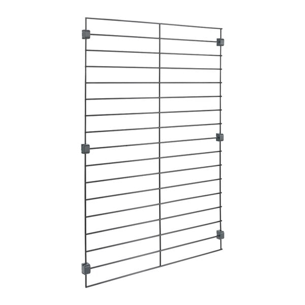 Iš metalo spintelė modulinei lentynai juodos spalvos Mural – Metaltex-image-2