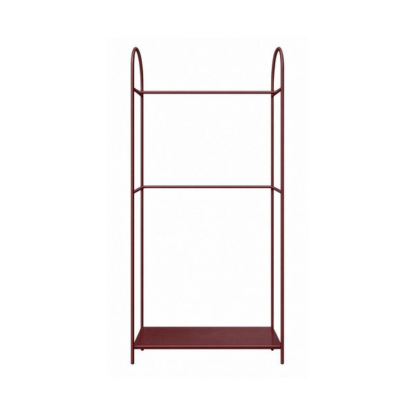 Bordo spalvos iš metalo drabužių kabykla 92x186x39 cm Arch – Mette Ditmer Denmark
