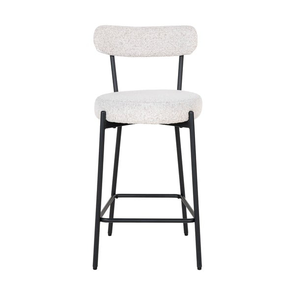 Baro taburetė baltos spalvos (sėdynės aukštis 65 cm) Badalona – House Nordic-image-2