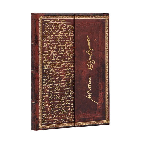 Užrašų knygelė kietais viršeliais Paperblanks Shakespeare, 10 x 14 cm