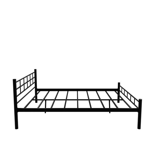 Iš metalo dvigulė lova juodos spalvos su lovos grotelėmis 160x200 cm K70 – Kalune Design-image-3