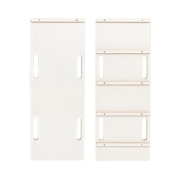 Baltos spalvos iš pušies masyvo supamoji lenta 39x75x38 cm Montessori – Meowbaby-image-3