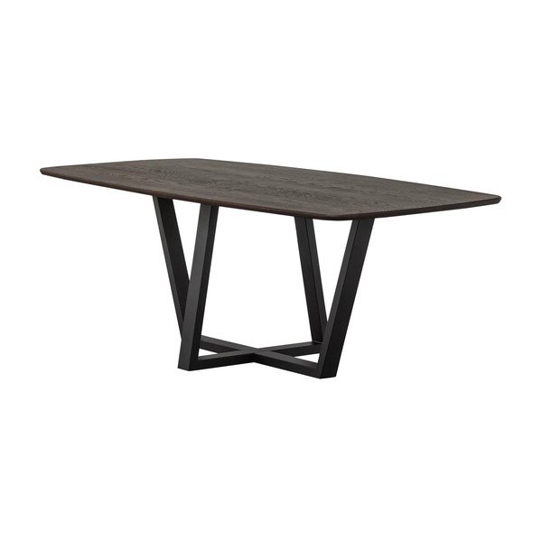 Valgomojo stalas su ąžuolo masyvo stalviršiu 100x220 cm Tablo – WOOOD-image-3