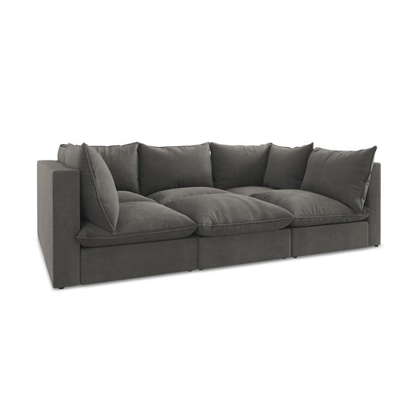 Tamsiai pilkos spalvos sofa 255 cm Manao – Makamii-image-3