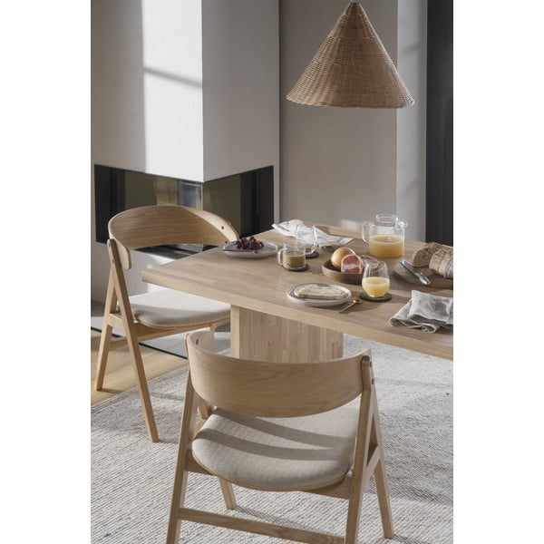 Valgomojo kėdės natūralios spalvos 2 vnt. Waterton - Rowico-image-1