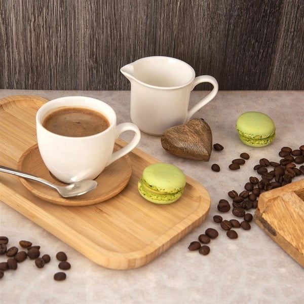 Baltas porcelianinis puodelis 125 ml Whiteline - Orion-image-1