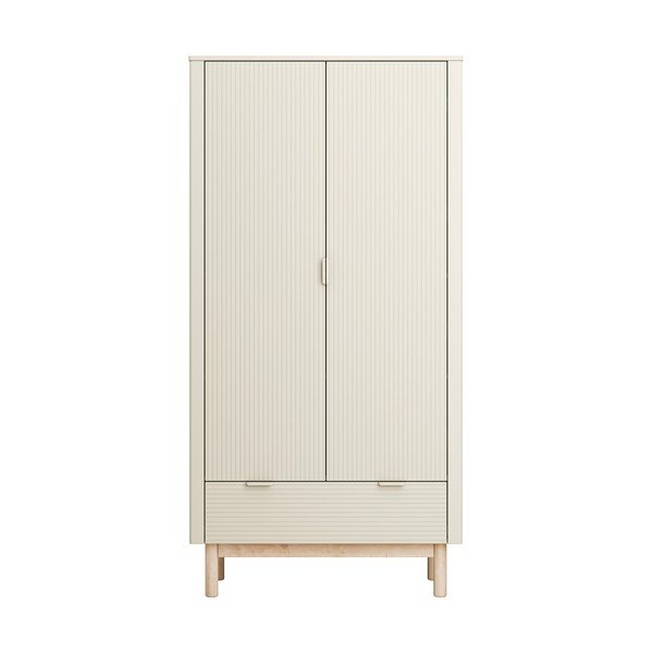 Vaikiška spinta kreminės spalvos 100x52 cm Miloo – Pinio-image-2