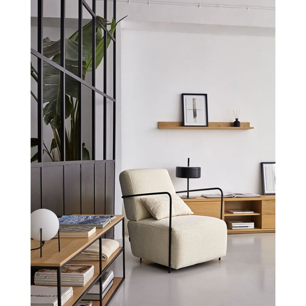 Natūralios spalvos ąžuolo dekoro lentynos Abilen - Kave Home-image-4