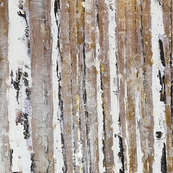 Paveikslas tapyba rankomis (tapyba) 70x70 cm Birch Wood – Wallity-image-3