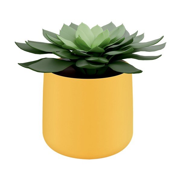 Geltonas keraminis vazonas Leitz Cozy-image-2