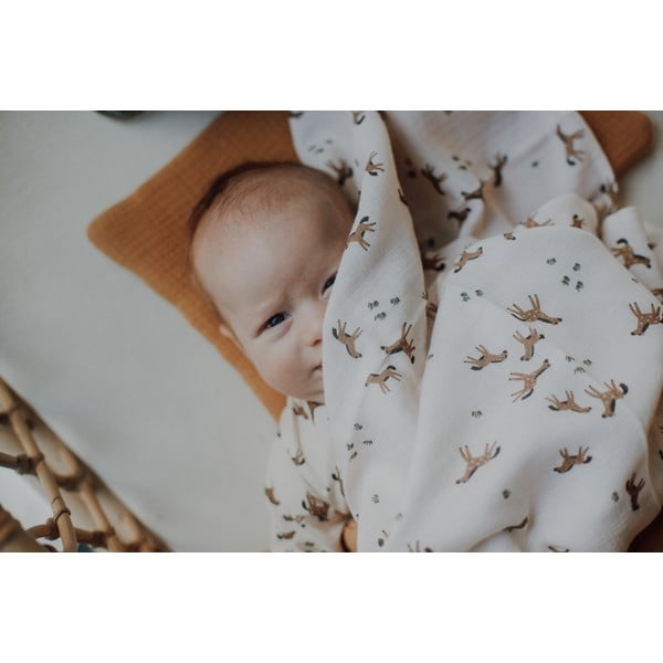 Vaikiškos lovelės rinkinys konjako rudos spalvos – Malomi Kids-image-4