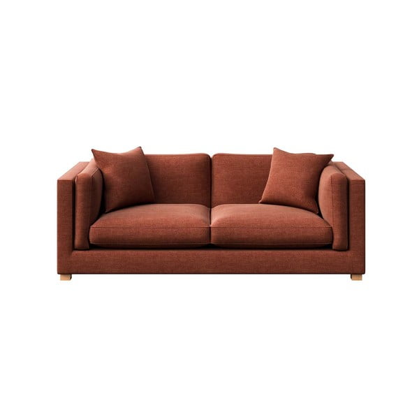Sofa raudonos plytų spalvos 235 cm Pomo – Ame Yens