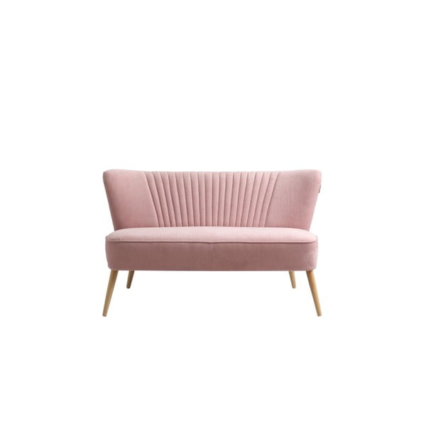 Rožinė dvivietė sofa Individualizuotos formos Harry