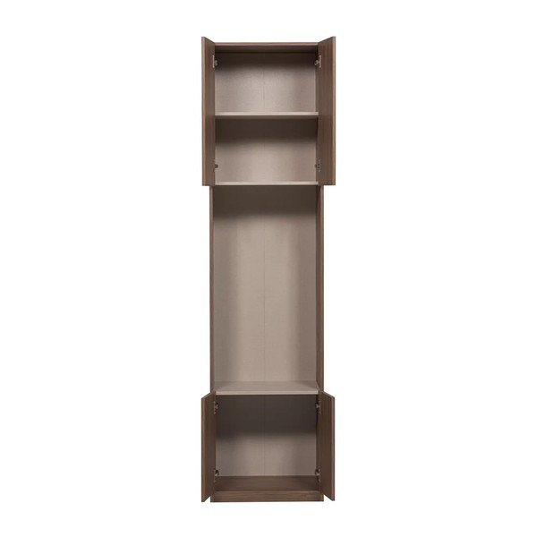 Tamsios natūralios spalvos modulinė spinta 54x215 cm Build – WOOOD-image-3
