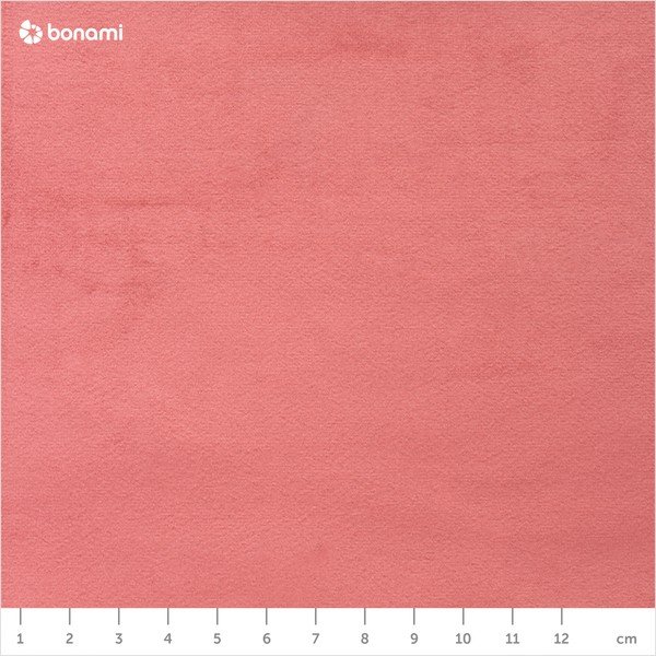 Koralinės rožinės spalvos aksomo pufas Actona Doria, ⌀ 60 cm-image-4