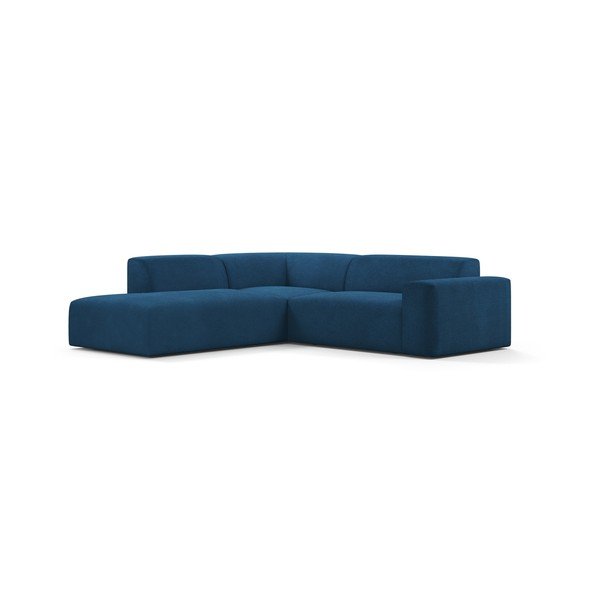 Turkio spalvos aksominė kampinė sofa Marie Claire Home Karen, 260 cm, kairysis kampas-image-2