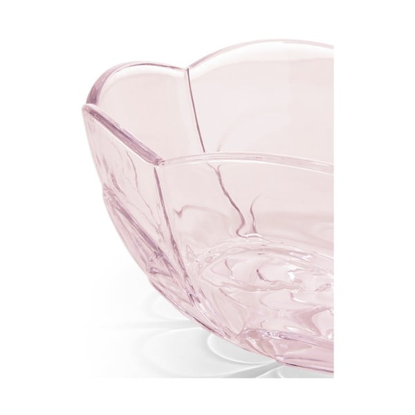 Šviesiai rožinis stiklinis dubuo ø 23 cm Lily - Holmegaard-image-2