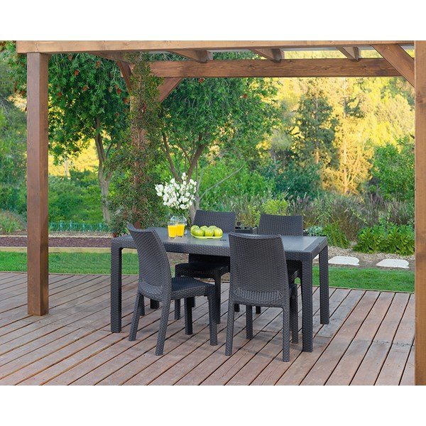 Sodo valgomojo stalas 94.5x160.5 cm Melody – Keter-image-1