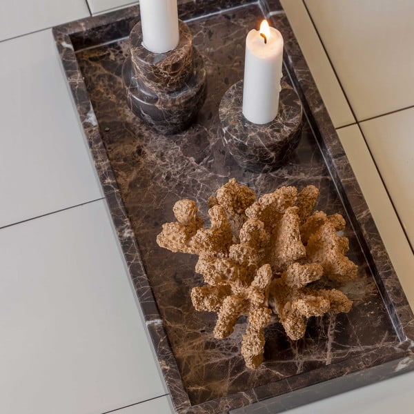 Iš marmuro dekoratyvinis padėklas 16x31 cm Marble – Mette Ditmer Denmark-image-3
