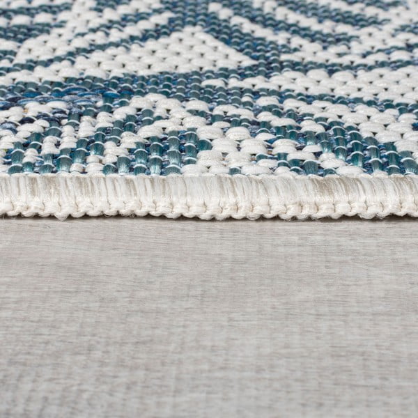 Žalios spalvos/mėlynos spalvos lauko ir vidaus kilimas 160x230 cm Bella Leaf – Flair Rugs-image-4