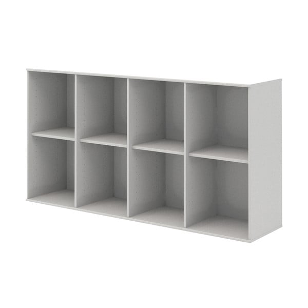 Baltos spalvos modulinė lentynų sistema 136x69 cm Mistral Kubus - Hammel Furniture-image-2