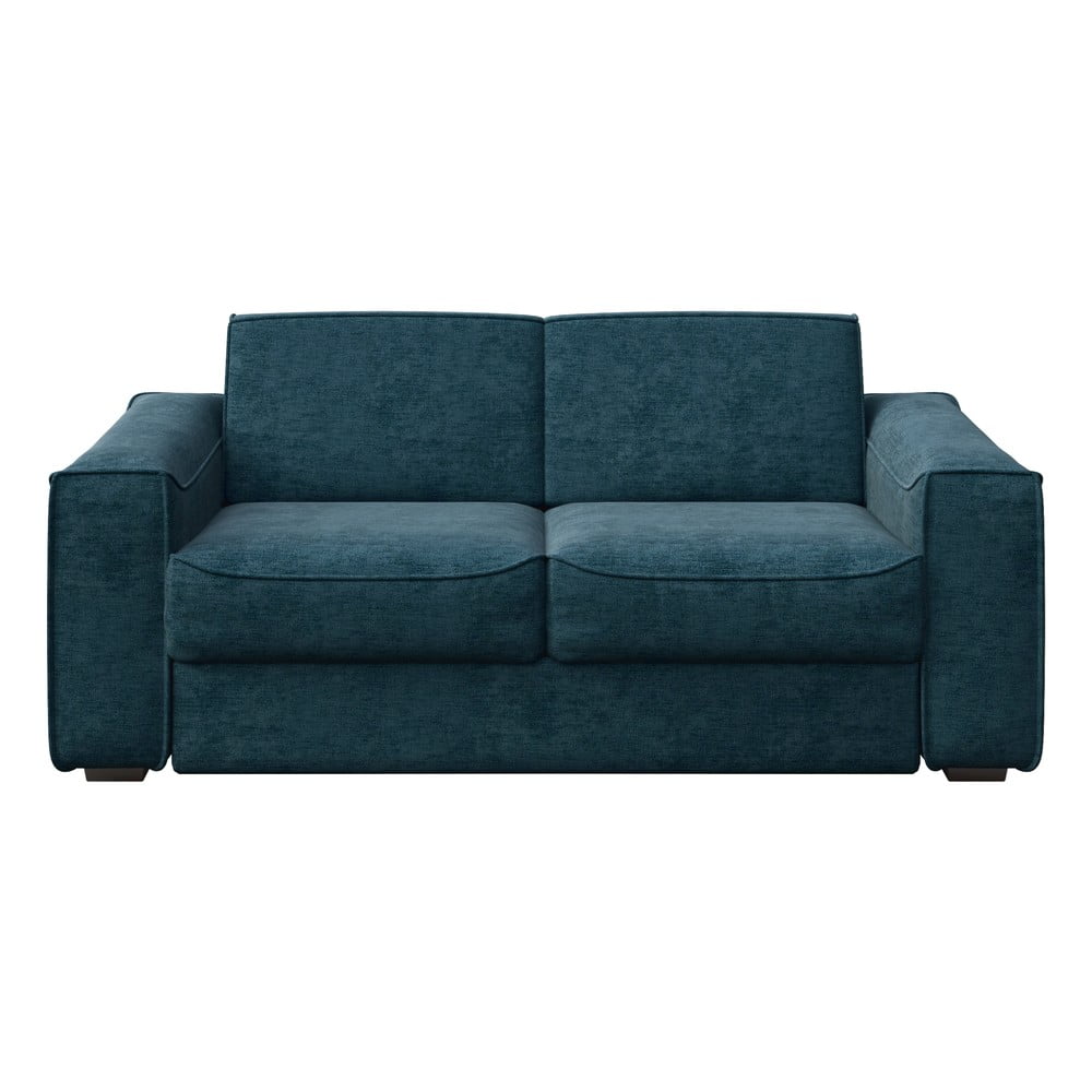 Tamsiai mėlyna sofa-lova MESONICA Munro, 204 cm