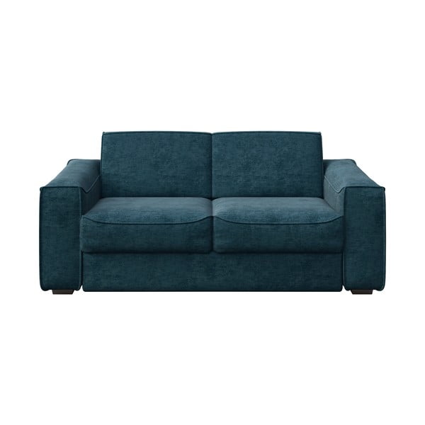 Tamsiai mėlyna sofa-lova MESONICA Munro, 204 cm