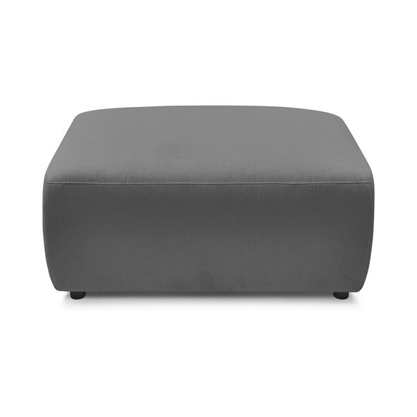 Pilkas velvetinis pufas Bobochic Paris Envy-image-3