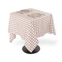 Iš medvilnės staltiesė 150x150 cm Gingham – Tiseco Home Studio