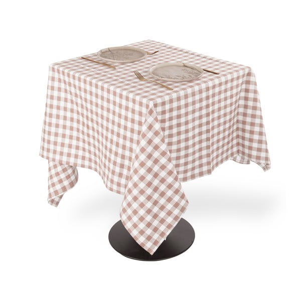 Iš medvilnės staltiesė 150x150 cm Gingham – Tiseco Home Studio