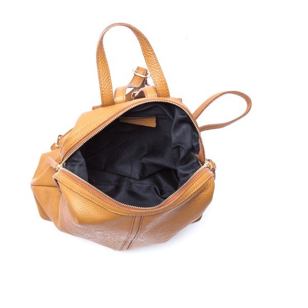 Odinė kuprinė Sofia Cardoni 1148 Cognac-image-1