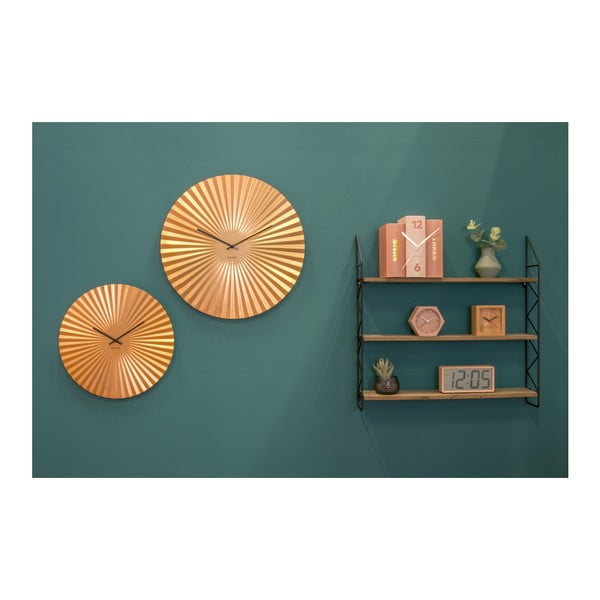 Auksinis laikrodis Karlsson Sensu, ø 50 cm-image-2