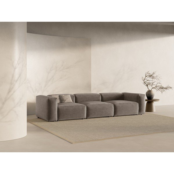 Rudos spalvos sofa 364 cm Bergamo – Cosmopolitan Design-image-1