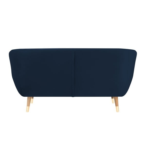 Mazzini Sofos Amelie tamsiai mėlyna dviejų vietų sofa-image-3