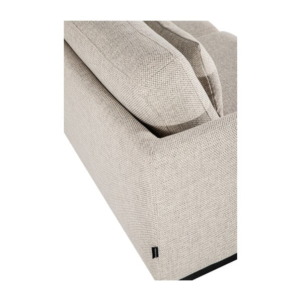 Šviesios smėlio spalvos sofa Ndesign Pearl, plotis 165 cm-image-4