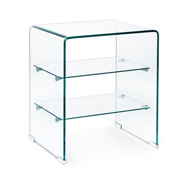 Iš stiklo šoninis stalas 40x50 cm Iride – Bizzotto-image-2