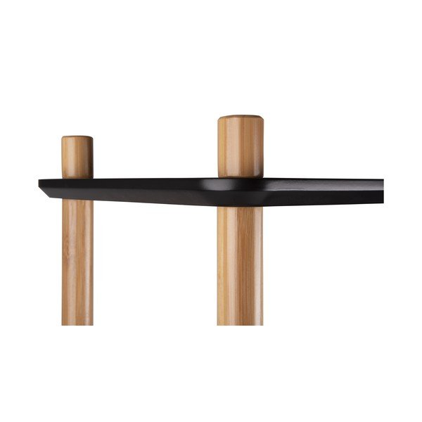 Juoda lentyna su bambukinėmis kojelėmis Leitmotiv spintelė Simplicity-image-4