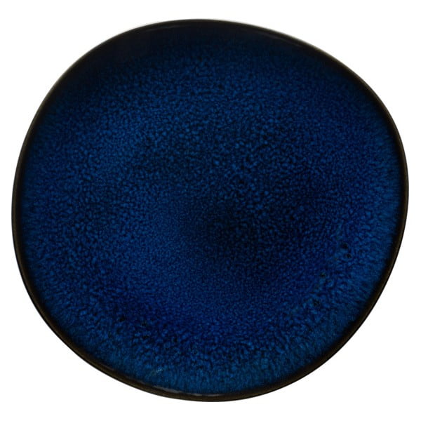 Tamsiai mėlyna molinė desertinė lėkštė Villeroy & Boch Like Lave, ø 23 cm