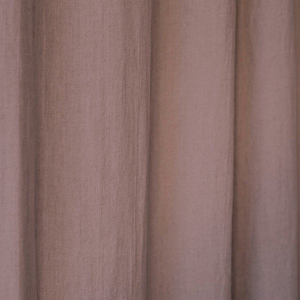 Violetinės lininės užuolaidos su kilpomis Linen Tales Night Time, 275 x 140 cm-image-1